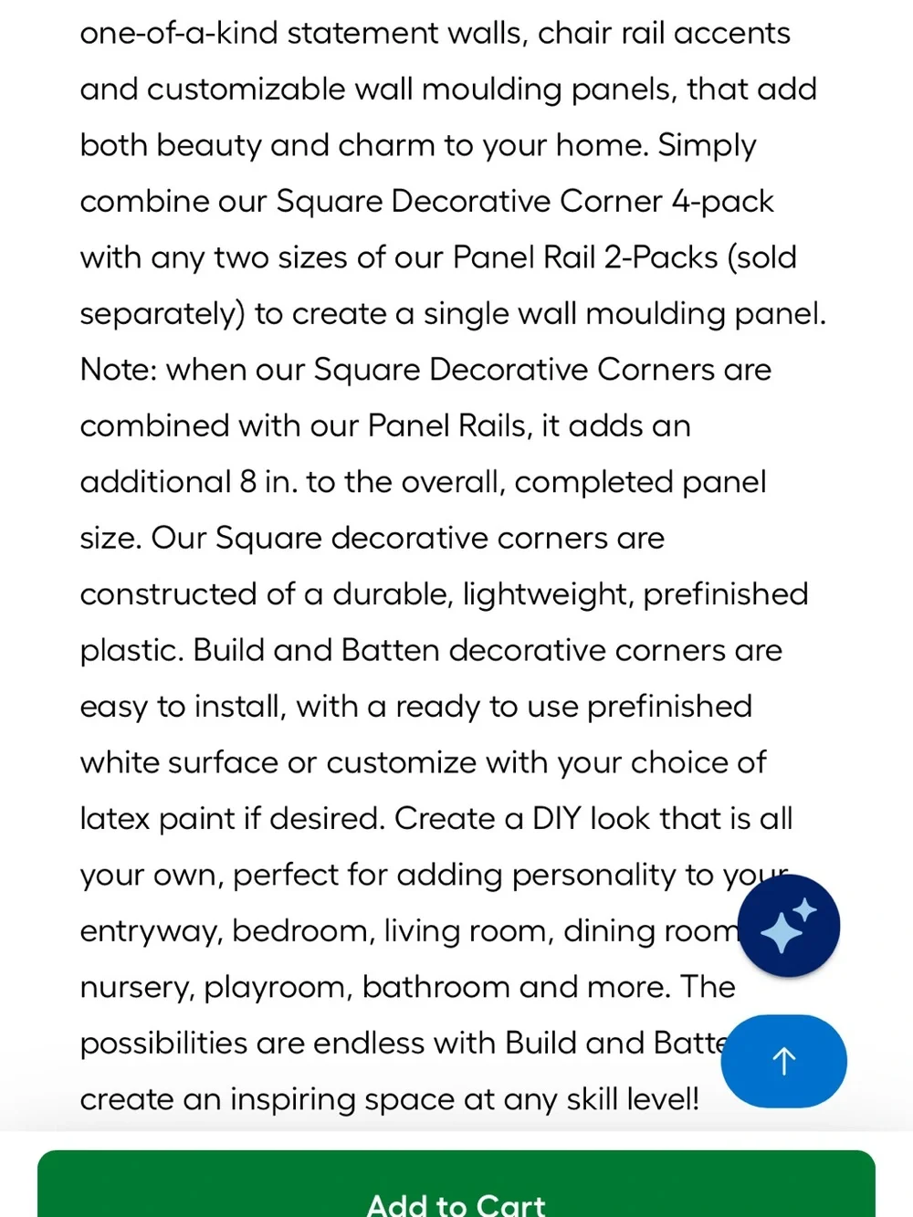 Build and Batten scallop decorative